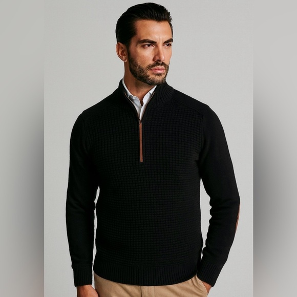 Tricots St Raphael Other - Tricots St Raphael Brown Sweater Elbow Patches Crew Neck Classic Old Money Large